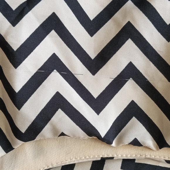 Miss Pinky 100% Polyester Light Creamy & Black Casual Dress Made In India Size L - Picture 15 of 15